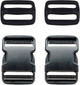 25mm Plastic Side Release Buckles & Triglide Sliders (Pack of 2)